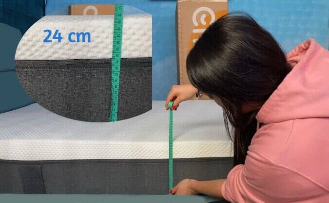 colchon emma hybrid premium altura